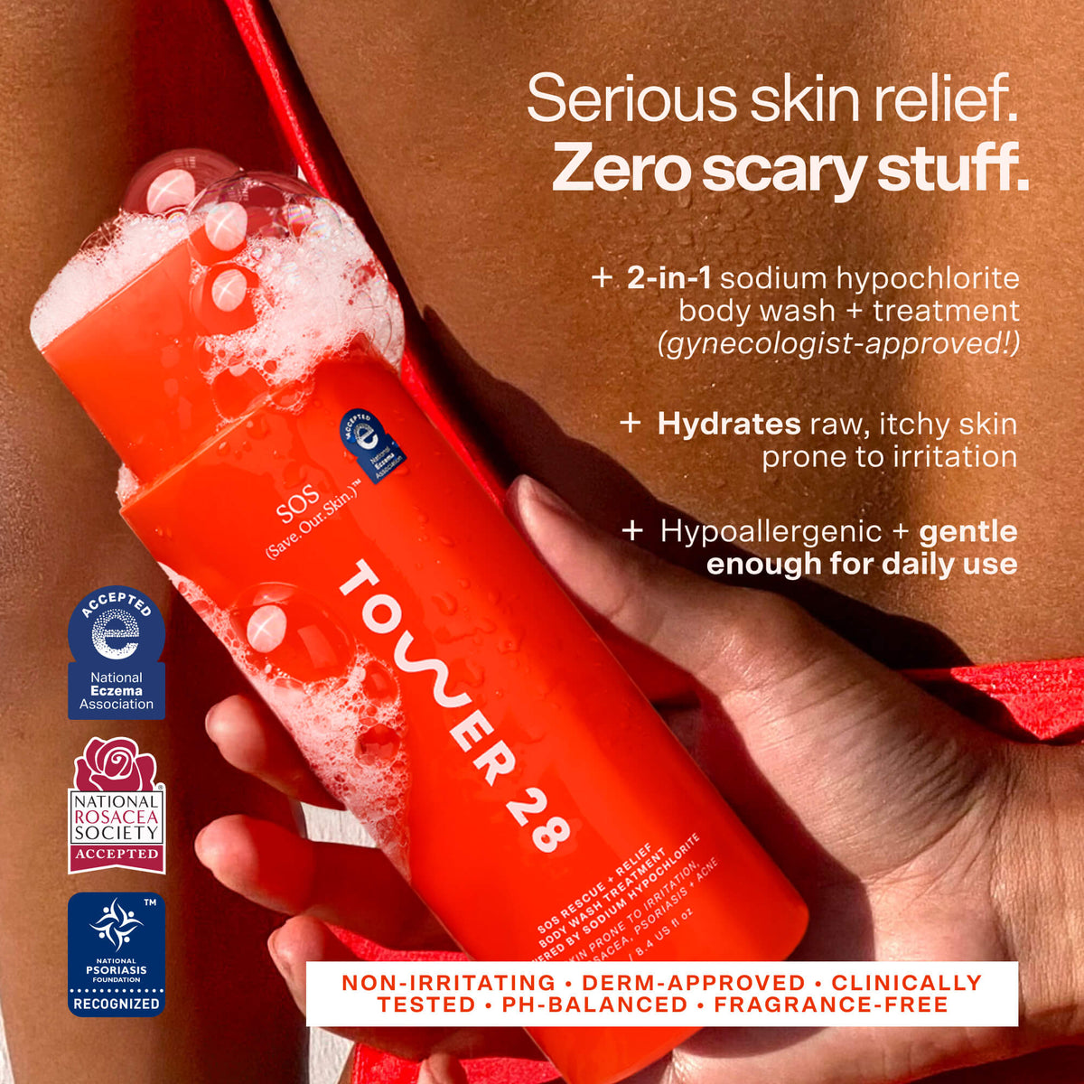 SOS Rescue + Relief Body Wash Treatment B0